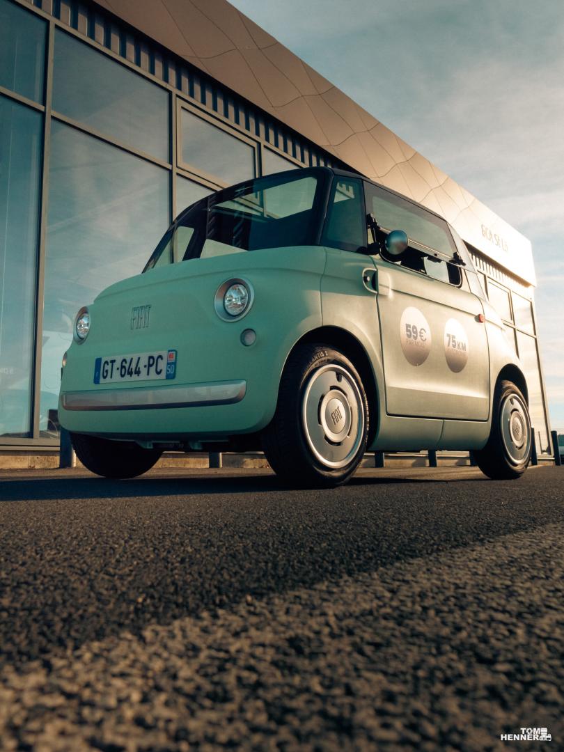 Véhicule photographié pour le projet Fiat Saint-Lô