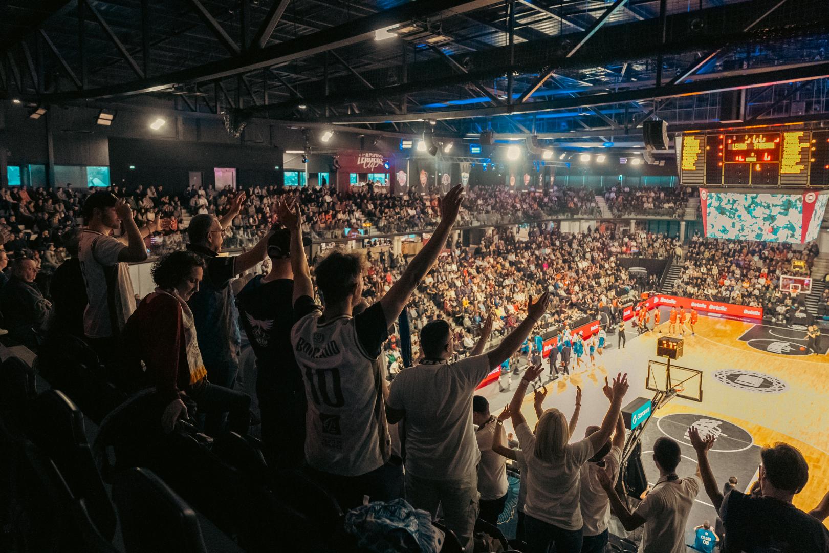 Moment d’événement filmé pour la vidéo UNSB Kop Basket