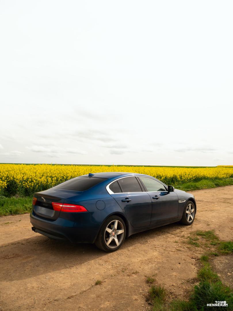 Véhicule photographié pour le projet Jaguar
