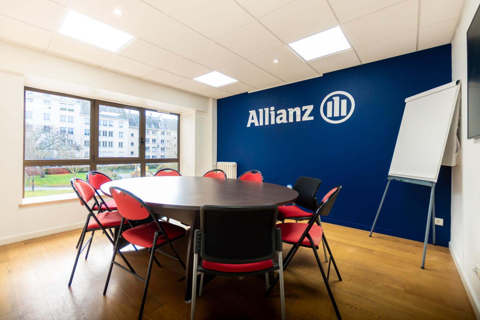 Scène professionnelle photographiée pour le projet Allianz